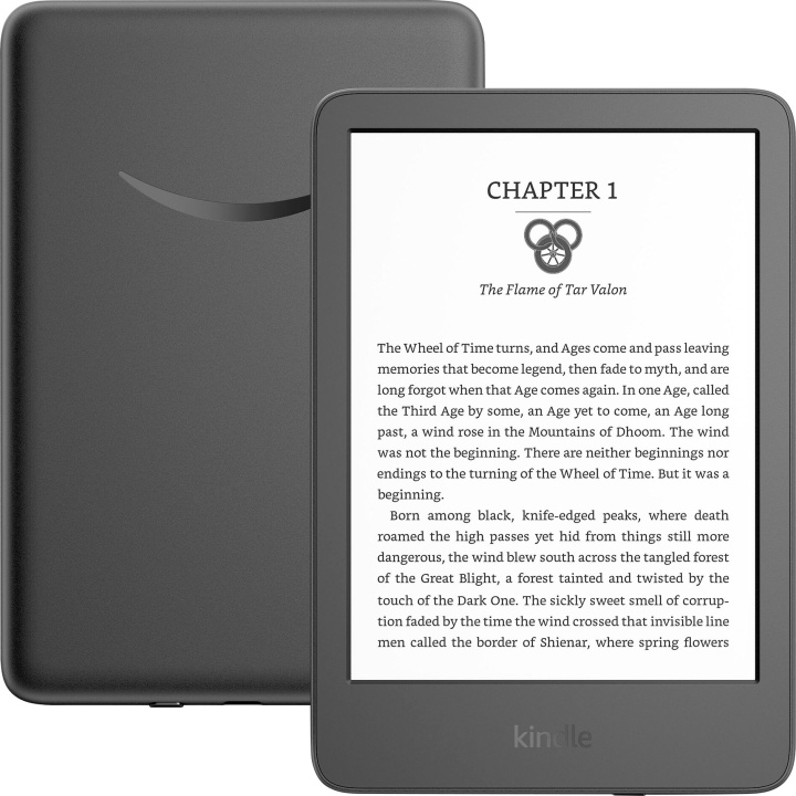 Amazon Kindle E-Reader 6 display - 16GB - 2022 - Black in the group SMARTPHONE & TABLETS / Reading tablets at TP E-commerce Nordic AB (C91024)