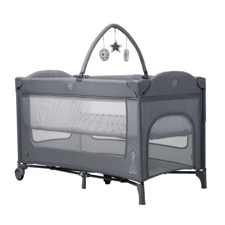 Asalvo Travel Cot together/Bedside Crib (AV-21359) in the group TOYS, KIDS & BABY PRODUCTS / Children\'s room / Childrens beds at TP E-commerce Nordic AB (C91052)