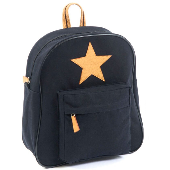 Smallstuff Large Backpack w. Leather Star in the group TOYS, KIDS & BABY PRODUCTS / Travel / Bags for kids / Backpacks at TP E-commerce Nordic AB (C91102)