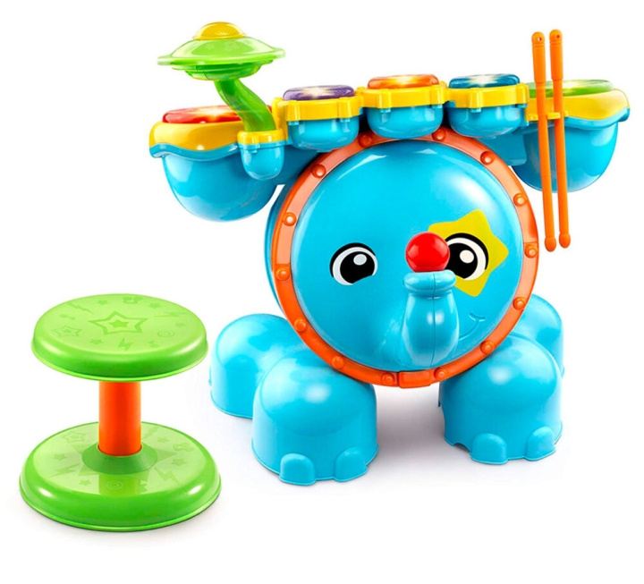 VTech Baby Safari Drumset (Danish) (950-196732) in the group TOYS, KIDS & BABY PRODUCTS / Baby toys / Activity toys at TP E-commerce Nordic AB (C91128)