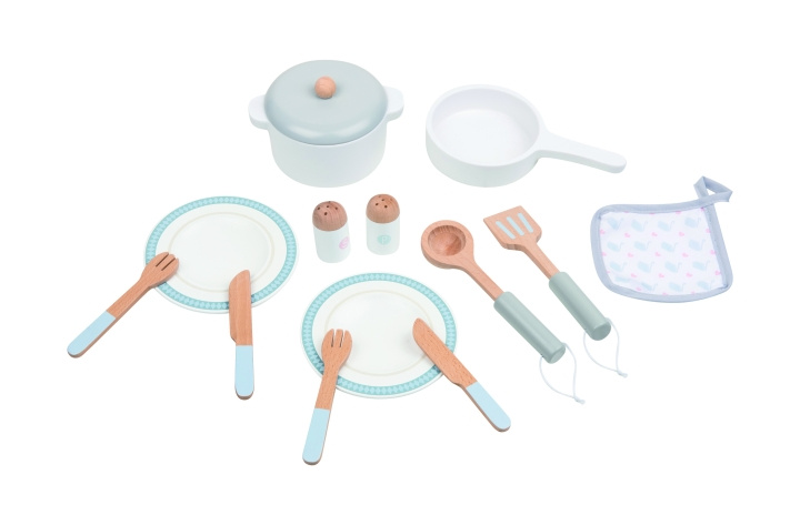 Small Wood Cook & Serve Set (L40223) in the group TOYS, KIDS & BABY PRODUCTS / Toys / Play set at TP E-commerce Nordic AB (C91170)