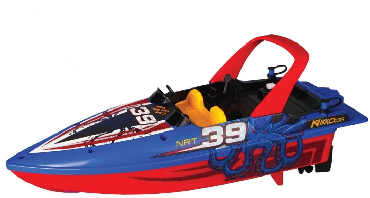 Nikko Race Boats 30cm - Octo Blue #39 (10172) in the group TOYS, KIDS & BABY PRODUCTS / Radio controlled / RC boats at TP E-commerce Nordic AB (C91173)