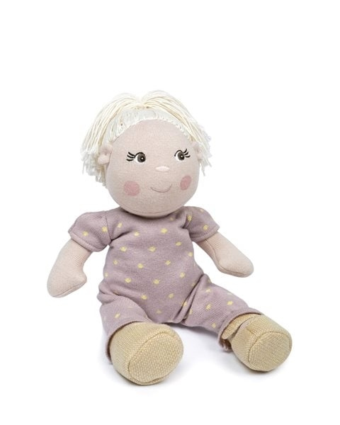 Smallstuff Knitted Doll 30 cm - Lilly in the group TOYS, KIDS & BABY PRODUCTS / Toys / Docks & Accessories at TP E-commerce Nordic AB (C91182)