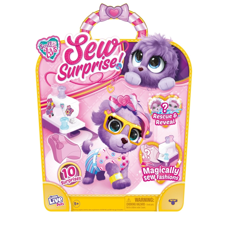 Scruff-a-Luv s - Sew Wow Purple - (30384) in the group TOYS, KIDS & BABY PRODUCTS / Baby toys / stuffed animals at TP E-commerce Nordic AB (C91230)