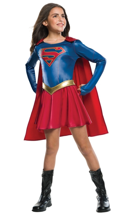 Rubies Costume - Supergirl (116 cm) (630076S) in the group TOYS, KIDS & BABY PRODUCTS / Toys / Masquerade costumes at TP E-commerce Nordic AB (C91267)