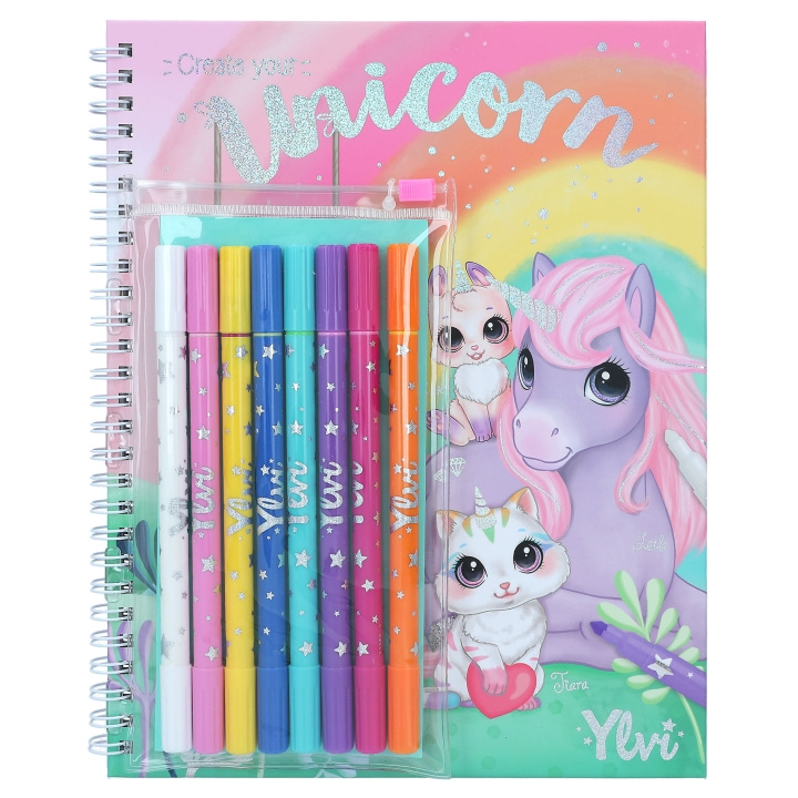 Ylvi & the Minimoomis Ylvi - Colouring Book With Pen Set (0412168) in the group TOYS, KIDS & BABY PRODUCTS / Toys / Draw & Count at TP E-commerce Nordic AB (C91268)