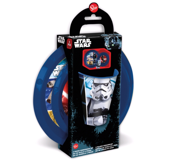 STOR Kids Lunch Set - Star Wars (088808713-82400) in the group TOYS, KIDS & BABY PRODUCTS / Eat & Drink / Children\'s tableware at TP E-commerce Nordic AB (C91310)