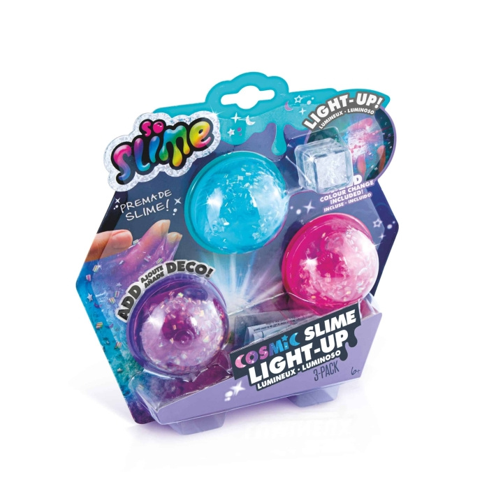 So Slime Light Up Cosmic Crunch 3 Pack (213) in the group TOYS, KIDS & BABY PRODUCTS / Toys / Experiment & DIY at TP E-commerce Nordic AB (C91331)