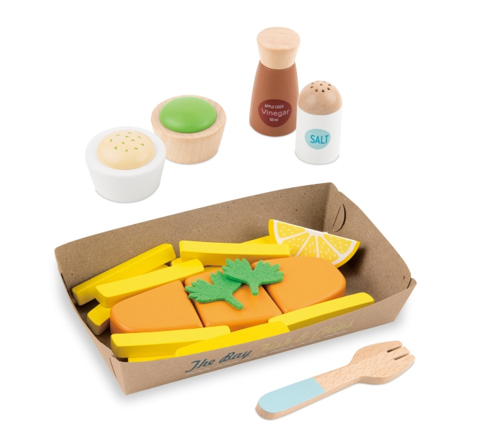 Small Wood Fish and Chips (L40280) in the group TOYS, KIDS & BABY PRODUCTS / Toys / Play set at TP E-commerce Nordic AB (C91340)