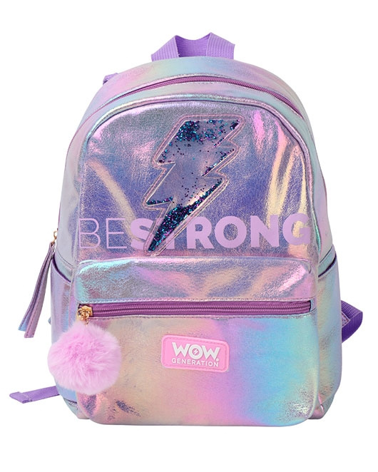 WOW Generation Stroll Backpack 32 Cms Iridescent Lila (WOW00048-092) in the group TOYS, KIDS & BABY PRODUCTS / Travel / Bags for kids / Backpacks at TP E-commerce Nordic AB (C91373)