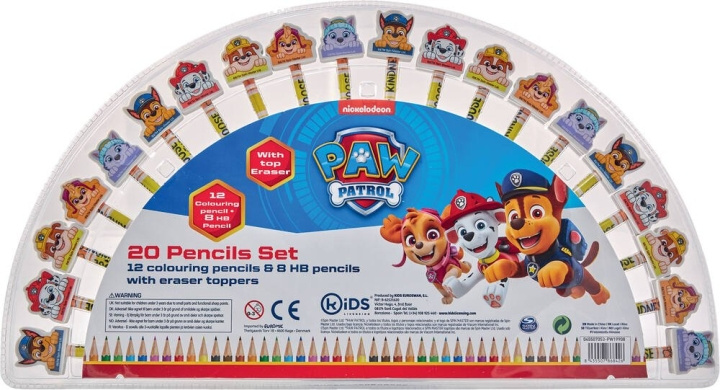 Paw Patrol Kids Licensing - Pencils - Paw Patrol (045507053-PW19908) in the group TOYS, KIDS & BABY PRODUCTS / Toys / Draw & Count at TP E-commerce Nordic AB (C91377)