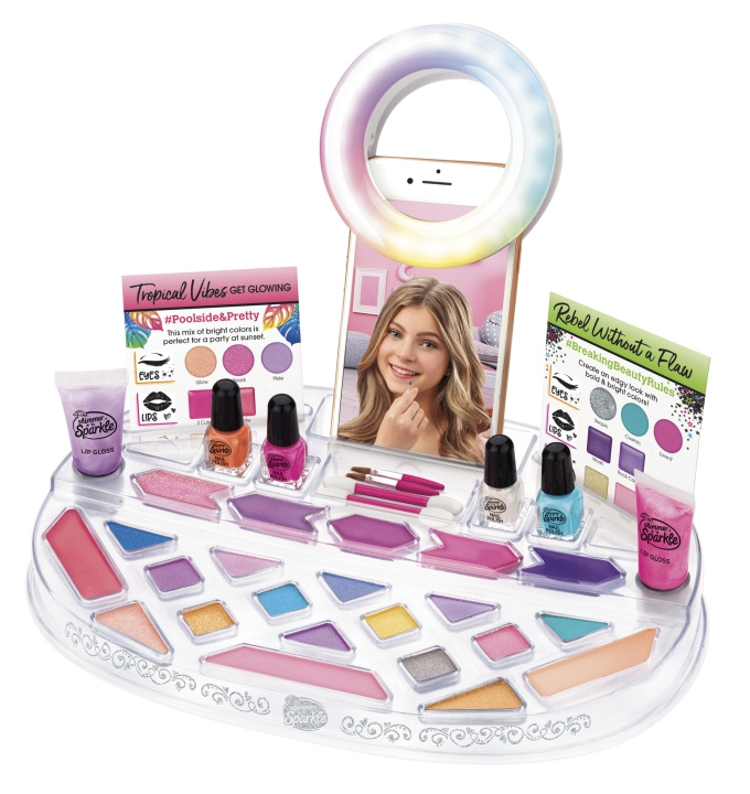 Shimmer n Sparkle LIGHT UP BEAUTY STUDIO (17346) in the group BEAUTY & HEALTH / Makeup / Tools & Make up set / Makeup set at TP E-commerce Nordic AB (C91383)