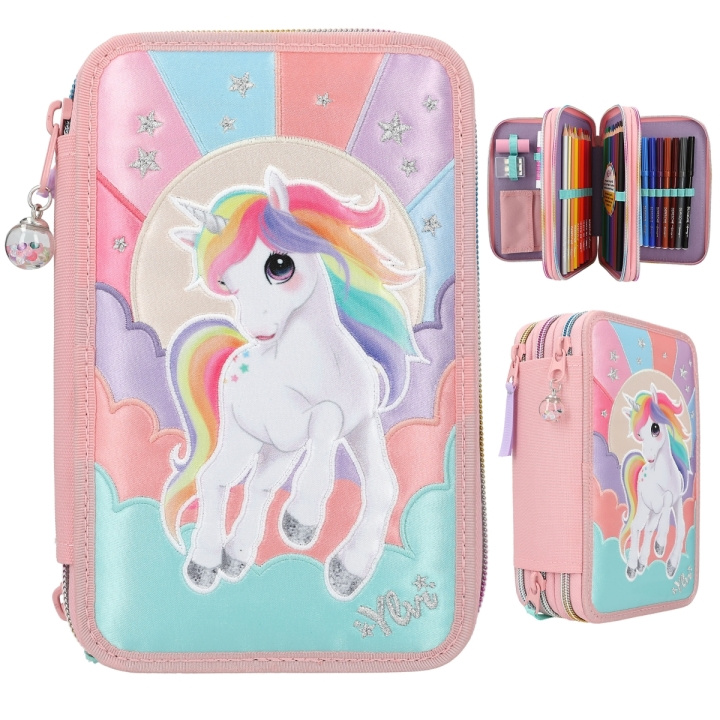 Ylvi & the Minimoomis Ylvi - Triple Pencil Case RAINBOW ( 0412616 ) in the group TOYS, KIDS & BABY PRODUCTS / Toys / Draw & Count at TP E-commerce Nordic AB (C91386)