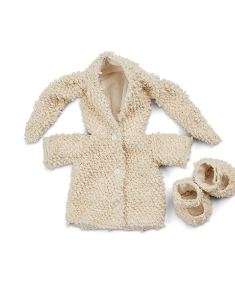 Smallstuff Doll Clothing, Bouclé Shoes/Coat W. Rabbit Ears in the group TOYS, KIDS & BABY PRODUCTS / Toys / Docks & Accessories at TP E-commerce Nordic AB (C91409)