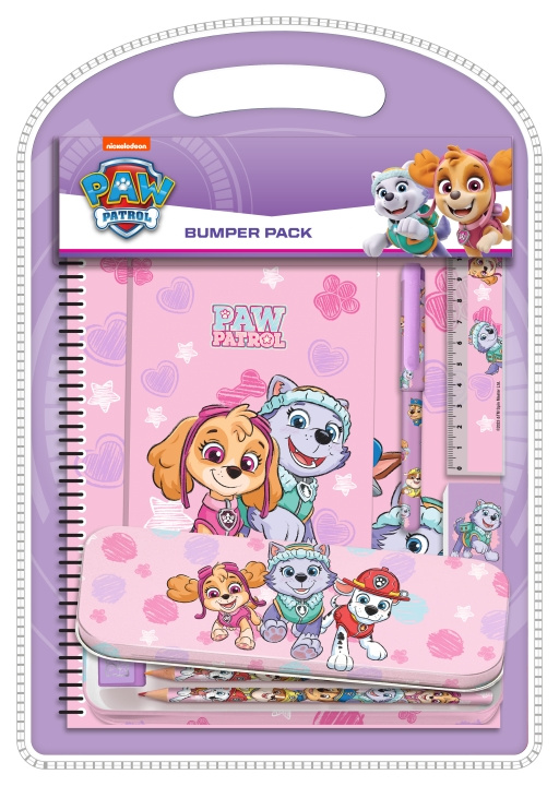 Paw Patrol Kids Licensing - Pink writing set with metal box - Paw Patrol (045606884) in the group TOYS, KIDS & BABY PRODUCTS / Toys / Draw & Count at TP E-commerce Nordic AB (C91414)