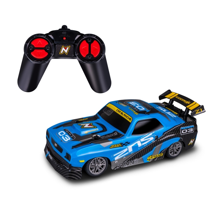 Nikko 1:18 Street Racers Blue (10462) in the group TOYS, KIDS & BABY PRODUCTS / Radio controlled / RC cars at TP E-commerce Nordic AB (C91442)