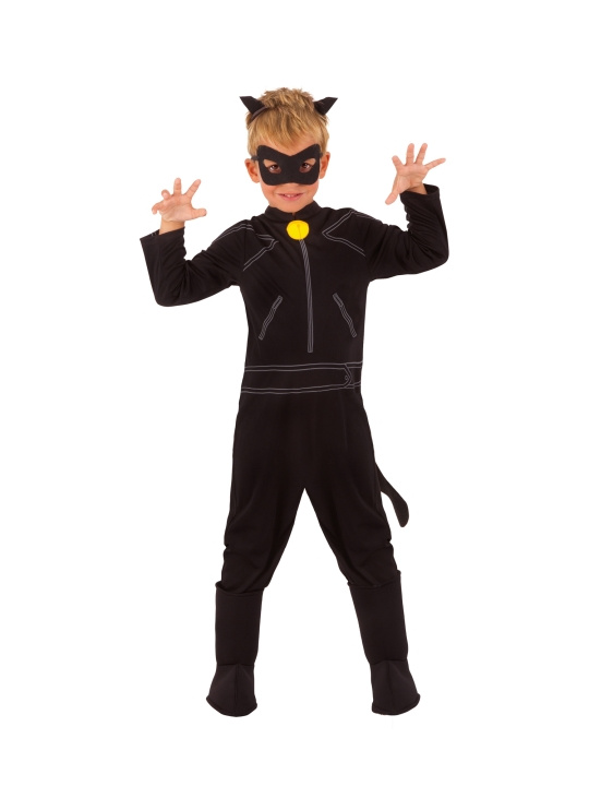 Rubies Classic Costume - Cat Noir (104 cm) in the group TOYS, KIDS & BABY PRODUCTS / Toys / Masquerade costumes at TP E-commerce Nordic AB (C91465)