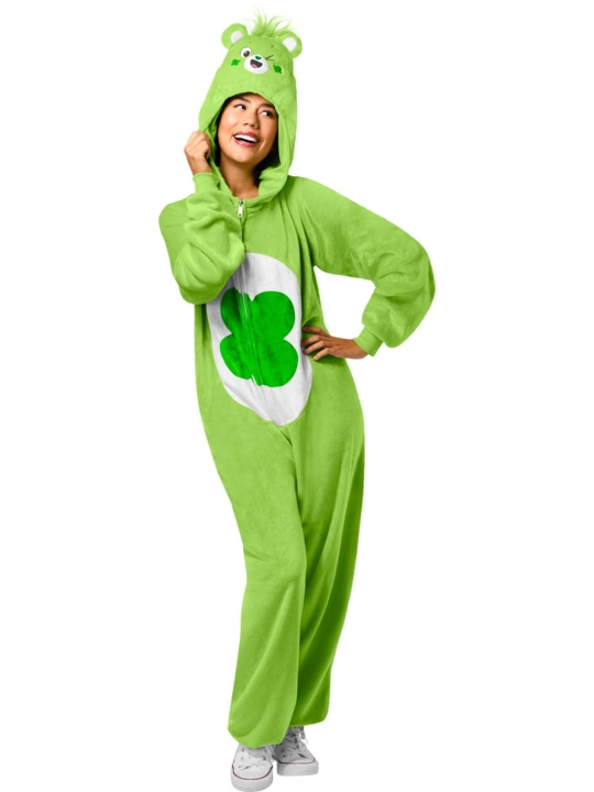 Rubies Care Bears – Good Luck Bear Adult Onesie (Size S-M) (703067) in the group TOYS, KIDS & BABY PRODUCTS / Toys / Masquerade costumes at TP E-commerce Nordic AB (C91473)