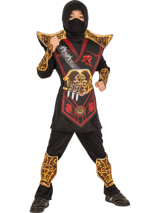 Rubies Deluxe Costume - Ninja (104 cm) in the group TOYS, KIDS & BABY PRODUCTS / Toys / Masquerade costumes at TP E-commerce Nordic AB (C91474)