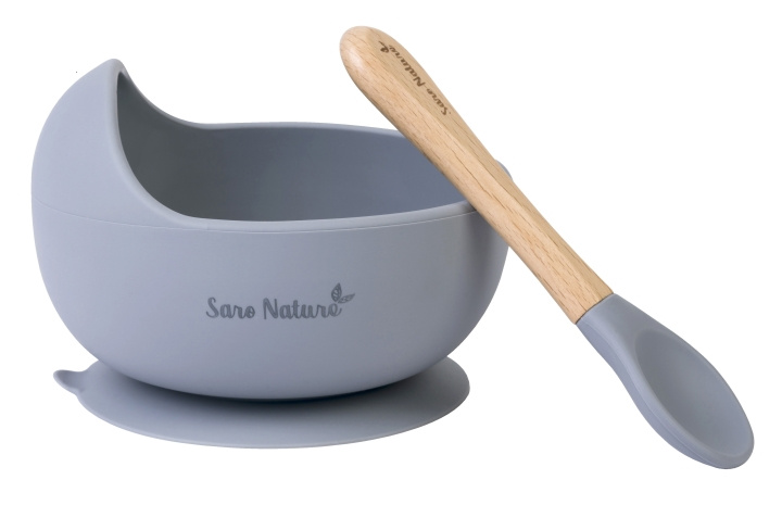 SARO Baby Nordic Wave Feeding Set Mint (SAO17392) in the group TOYS, KIDS & BABY PRODUCTS / Eat & Drink / Children\'s tableware at TP E-commerce Nordic AB (C91499)