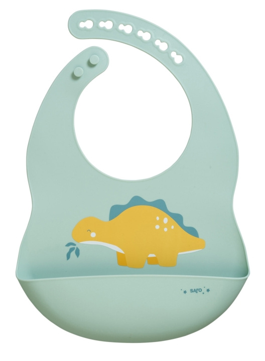 SARO Baby Party Bib Hunter Mint (SAO16623) in the group TOYS, KIDS & BABY PRODUCTS / Eat & Drink / Bibs at TP E-commerce Nordic AB (C91508)