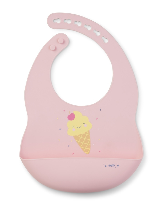 SARO Baby Party Bib Pink (SAO16626) in the group TOYS, KIDS & BABY PRODUCTS / Eat & Drink / Bibs at TP E-commerce Nordic AB (C91509)