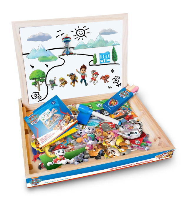 Paw Patrol Wooden Magnetic Blackboard (32254) in the group TOYS, KIDS & BABY PRODUCTS / Toys / Draw & Count at TP E-commerce Nordic AB (C91510)