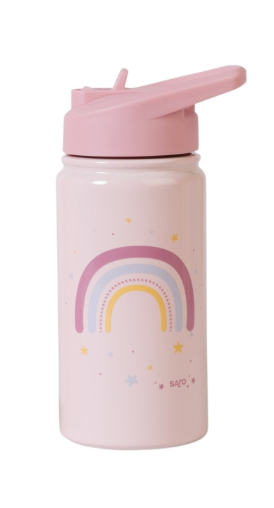 SARO Baby Thermos Bottle with Straw Pink 350 ml (SAO74502) in the group Sport, leisure & Hobby / Outdoor recreation / Thermoses & Water Bottles at TP E-commerce Nordic AB (C91514)