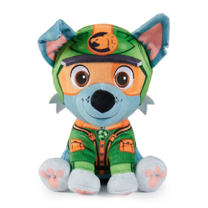 Paw Patrol Jungle Basic Plush 20 cm - Rocky in the group TOYS, KIDS & BABY PRODUCTS / Baby toys / stuffed animals at TP E-commerce Nordic AB (C91527)