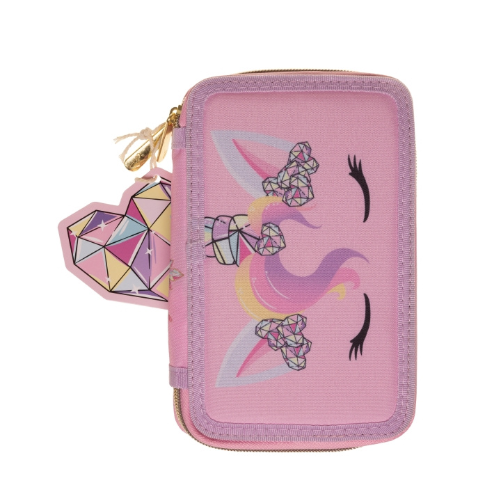 Unicorn Gems Filled Double Decker Pencil Case (092308516) in the group TOYS, KIDS & BABY PRODUCTS / Toys / Draw & Count at TP E-commerce Nordic AB (C91573)