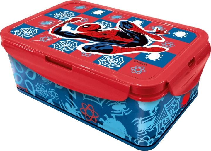 STOR Lunch Box w/Removable Compartments - Spider-Man (088808737-74745) in the group TOYS, KIDS & BABY PRODUCTS / Eat & Drink / Children\'s tableware at TP E-commerce Nordic AB (C91589)