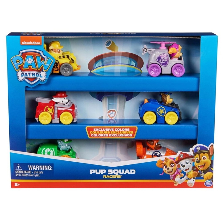 Paw Patrol Pup Squad Racer 6 Giftpack (6070070) in the group TOYS, KIDS & BABY PRODUCTS / Toys / Toy cars at TP E-commerce Nordic AB (C91596)