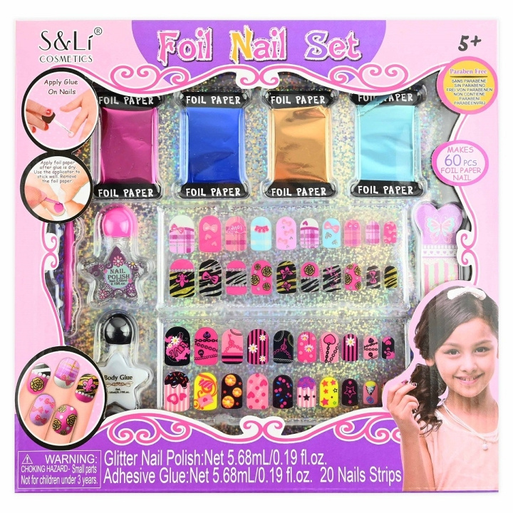 Robetoy Foil Nail Set (32297) in the group TOYS, KIDS & BABY PRODUCTS / Toys / Crafts at TP E-commerce Nordic AB (C91633)