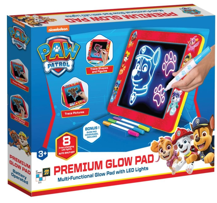 Paw Patrol Drawing Board - Premium Glow Pad (AM-5119) in the group TOYS, KIDS & BABY PRODUCTS / Toys / Draw & Count at TP E-commerce Nordic AB (C91661)