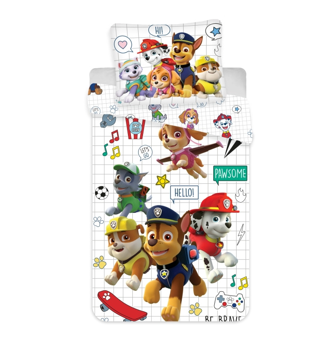 Paw Patrol Bed Linen - Junior Size 100x140 cm - Paw Patrol in the group TOYS, KIDS & BABY PRODUCTS / Children\'s textiles / Bedding / Bedsets for Juniors at TP E-commerce Nordic AB (C91696)