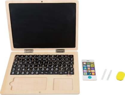 Small Foot Wooden Laptop with Magnet Board (I-SF11193) in the group TOYS, KIDS & BABY PRODUCTS / Toys / Toys at TP E-commerce Nordic AB (C91726)