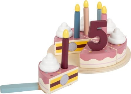 Small Foot Cuttable Birthday Cake tasty (I-SF12453) in the group TOYS, KIDS & BABY PRODUCTS / Toys / Play set at TP E-commerce Nordic AB (C91736)