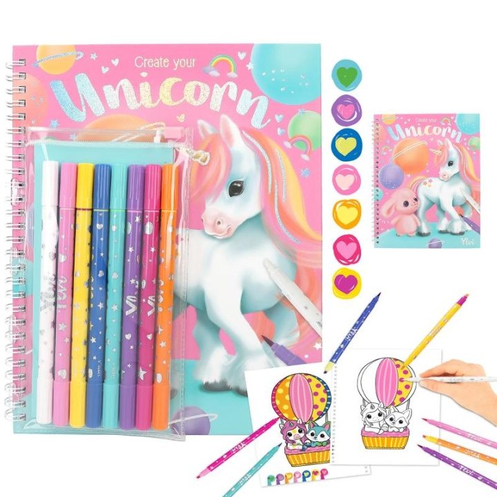 Ylvi & the Minimoomis Ylvi - Colouring Book with Pen Set ( 0412930 ) in the group TOYS, KIDS & BABY PRODUCTS / Toys / Draw & Count at TP E-commerce Nordic AB (C91739)