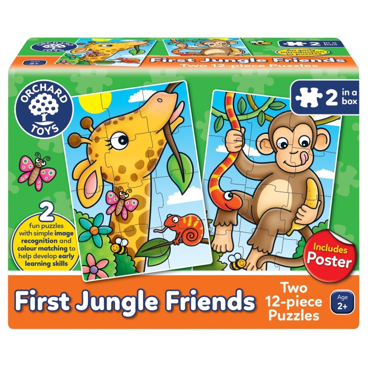 Orchard Toys First Jungle Friends Puzzle (600293) in the group TOYS, KIDS & BABY PRODUCTS / Toys / Kids puzzle at TP E-commerce Nordic AB (C91748)