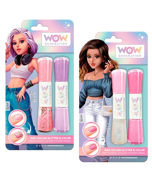 WOW Generation Colour And Glitter Nail Polish (WOW00013-314-CDU) in the group TOYS, KIDS & BABY PRODUCTS / Toys / Little home & Role play at TP E-commerce Nordic AB (C91804)