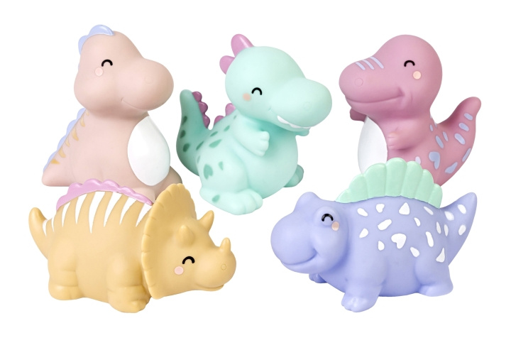 SARO Baby Happy Dinos Bath Toys Multicolored (SAO0379) in the group TOYS, KIDS & BABY PRODUCTS / Outdoor toys / Bath toys at TP E-commerce Nordic AB (C91807)