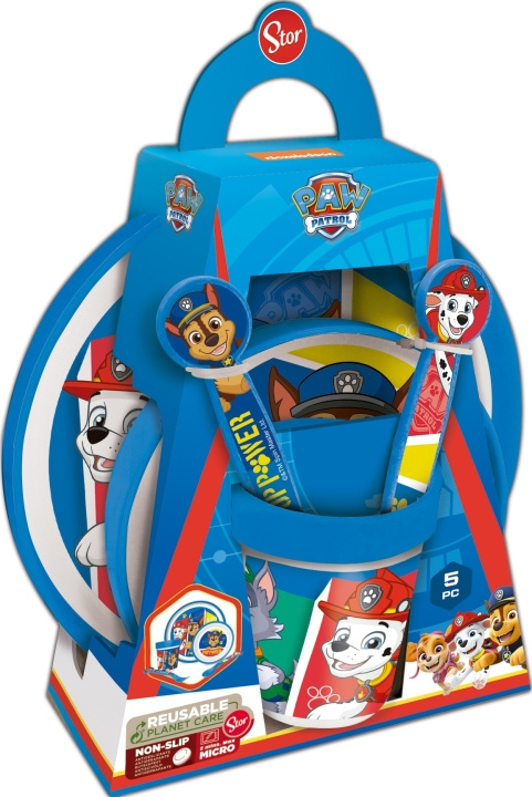 STOR Non Slip Lunch Set - Paw Patrol (088808705-74681) in the group TOYS, KIDS & BABY PRODUCTS / Eat & Drink / Children\'s tableware at TP E-commerce Nordic AB (C91844)