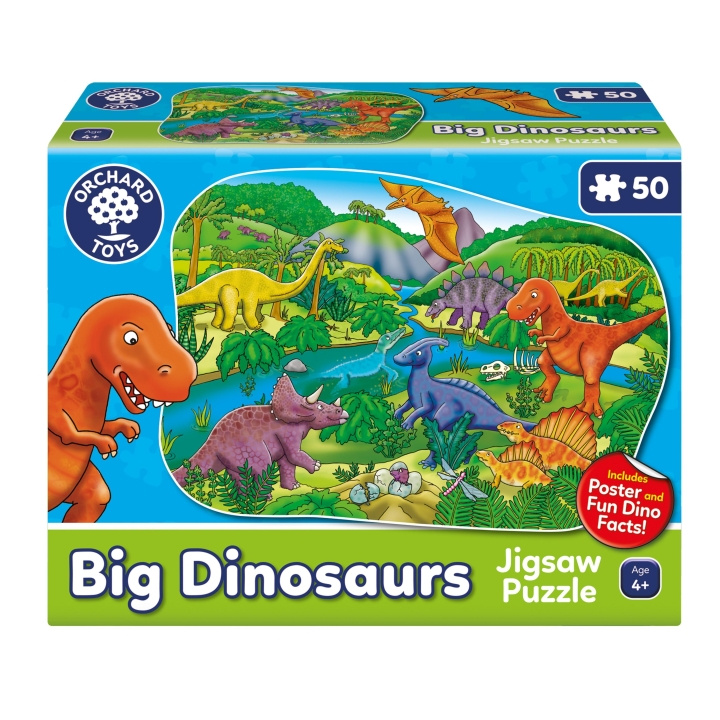 Orchard Toys Big Dinosaur Puzzle (600256) in the group TOYS, KIDS & BABY PRODUCTS / Toys / Kids puzzle at TP E-commerce Nordic AB (C91852)