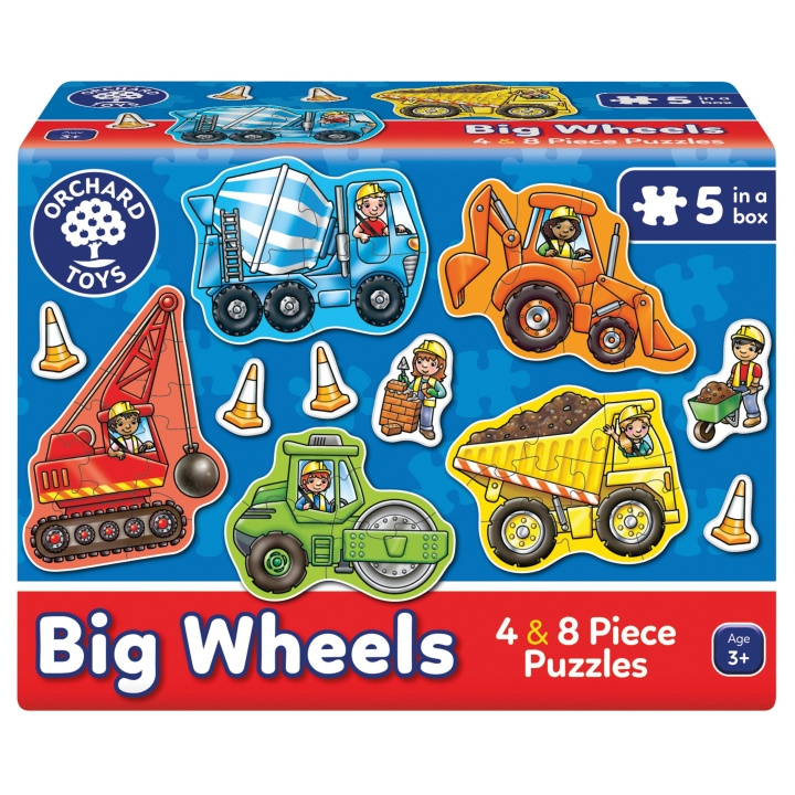 Orchard Toys Big Wheels Puzzle (600201) in the group TOYS, KIDS & BABY PRODUCTS / Toys / Kids puzzle at TP E-commerce Nordic AB (C91859)