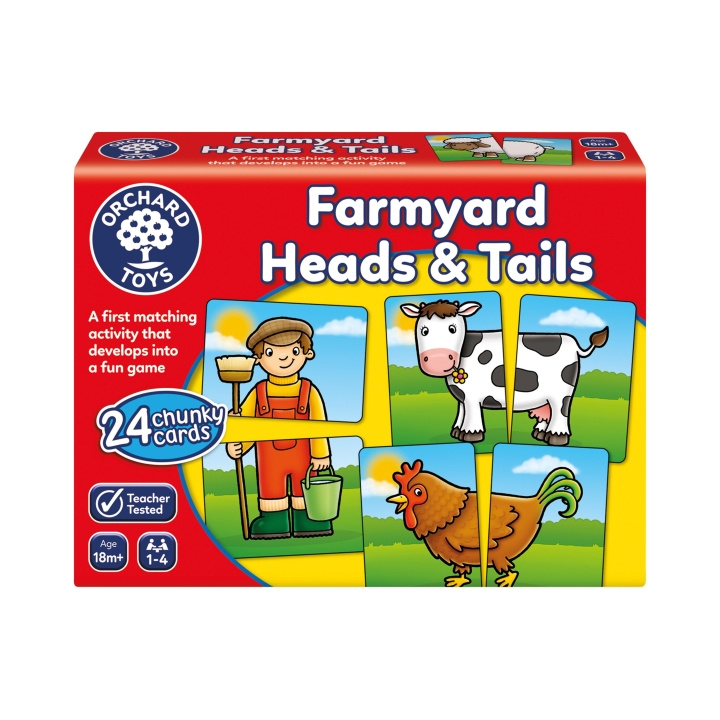 Orchard Toys Farmyard Heads And Tails (600018) in the group TOYS, KIDS & BABY PRODUCTS / Games / Board games at TP E-commerce Nordic AB (C91870)