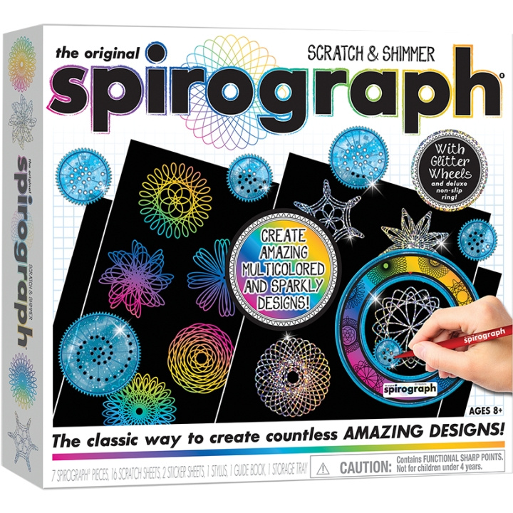 Spirograph Scratch & Shimmer (33002156) in the group TOYS, KIDS & BABY PRODUCTS / Toys / Draw & Count at TP E-commerce Nordic AB (C91874)