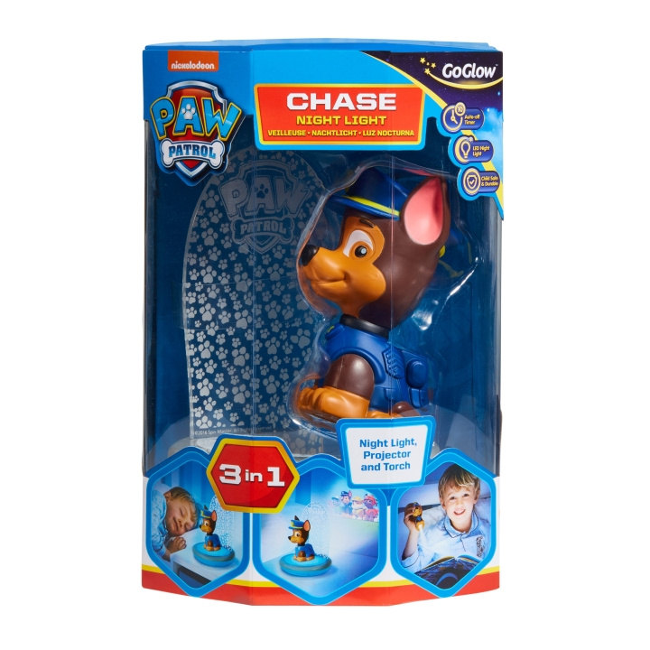 Paw Patrol Chase Kids Magic Bedside Night Light, Torch and Projector - (10043) in the group TOYS, KIDS & BABY PRODUCTS / Children\'s room / Baby lamps / Nightlights at TP E-commerce Nordic AB (C91884)