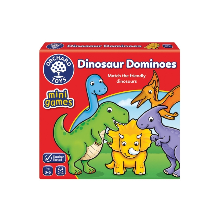 Orchard Toys Dinosaur Dominoes Mini Game (600353) in the group TOYS, KIDS & BABY PRODUCTS / Games / Board games at TP E-commerce Nordic AB (C91899)