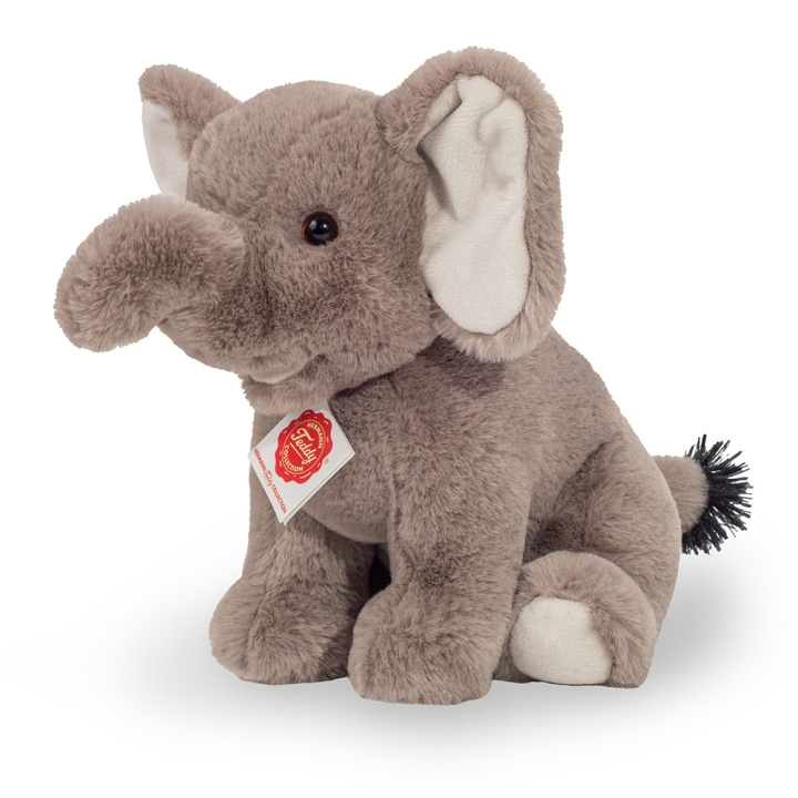 Teddy Hermann Sitting Elephant 25 cm - (TH907435) in the group TOYS, KIDS & BABY PRODUCTS / Baby toys / stuffed animals at TP E-commerce Nordic AB (C91912)