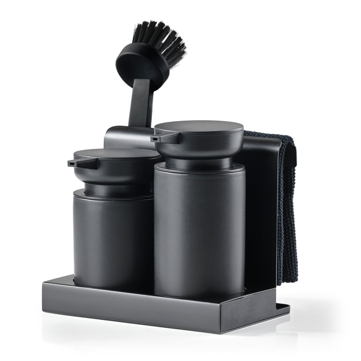 Zone Denmark - Dishwashing set DIISH - Black (26664) in the group HOME, HOUSEHOLD & GARDEN / Kitchen utensils / Other kitchen tools at TP E-commerce Nordic AB (C91926)